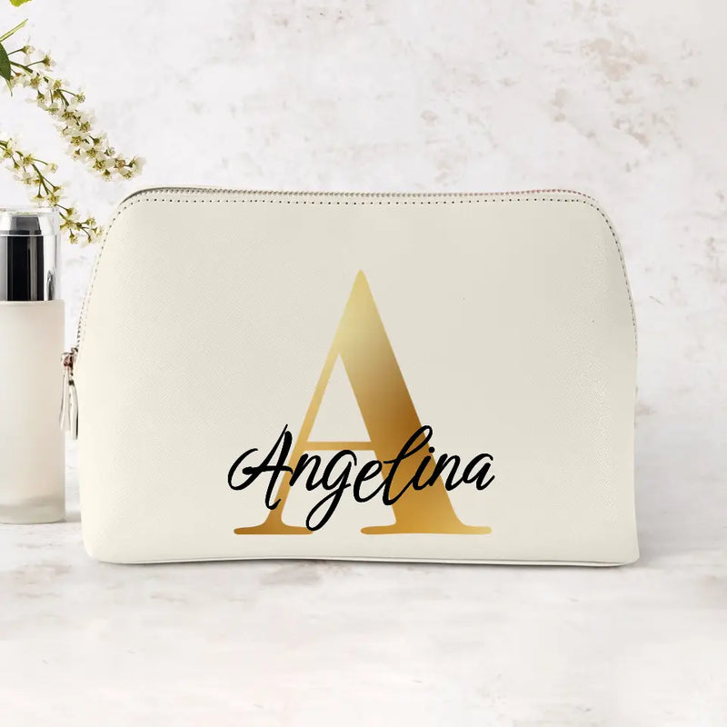 Initial - Cosmetic Bag PU Leather
