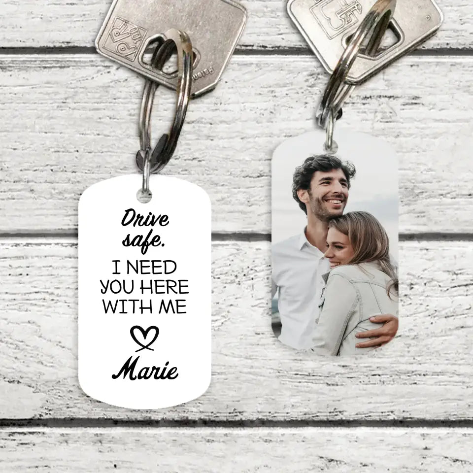 Drive safe - Couple-Keychain – Love & Faith USA