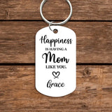 Happiness is... - Family-Keychain