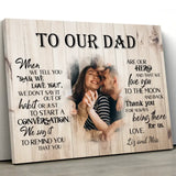To our Dad - Parents-Canvas