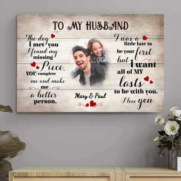 To my darling (for him) - Couple-Canvas