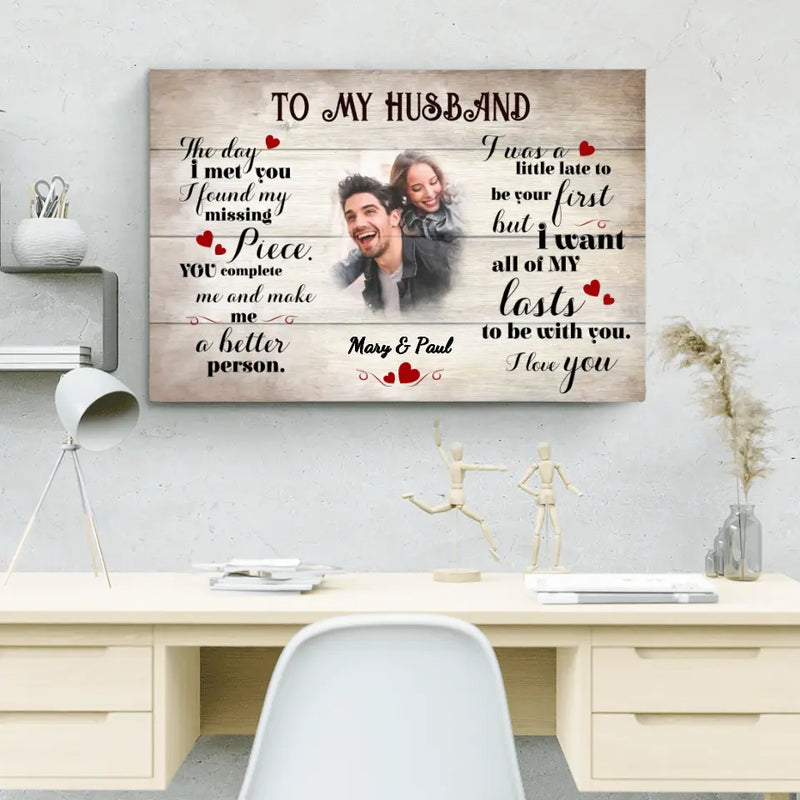 To my darling (for him) - Couple-Canvas
