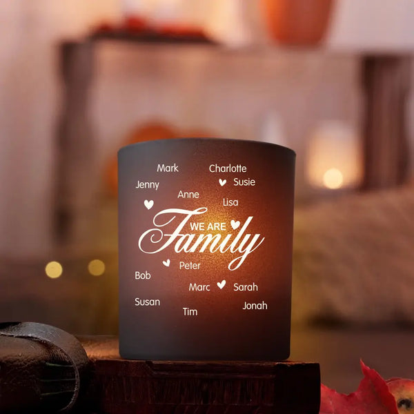 We are Family - Family-Premium Tealight Holder