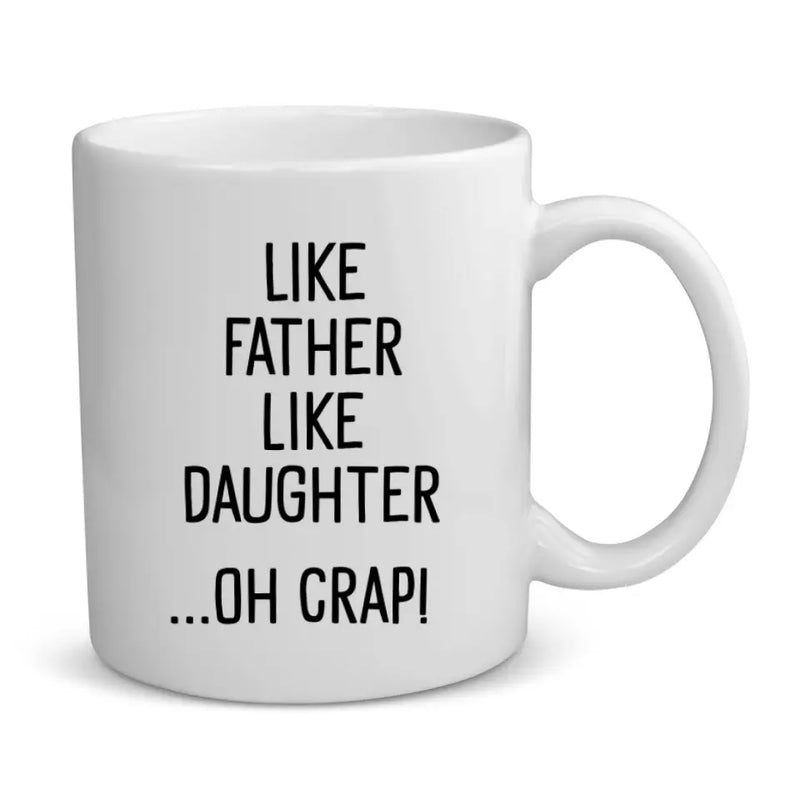Like father... - Personalized mug for Father's Day