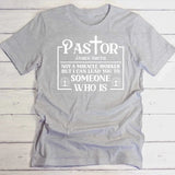 Pastor - Personalised T-Shirt for Pastors and Priests