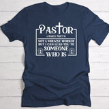 Pastor - Personalized T-Shirt for Pastors and Priests