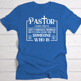 Pastor - Personalised T-Shirt for Pastors and Priests