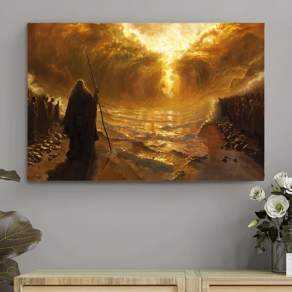 Moses - Beautiful Canvas for Christians