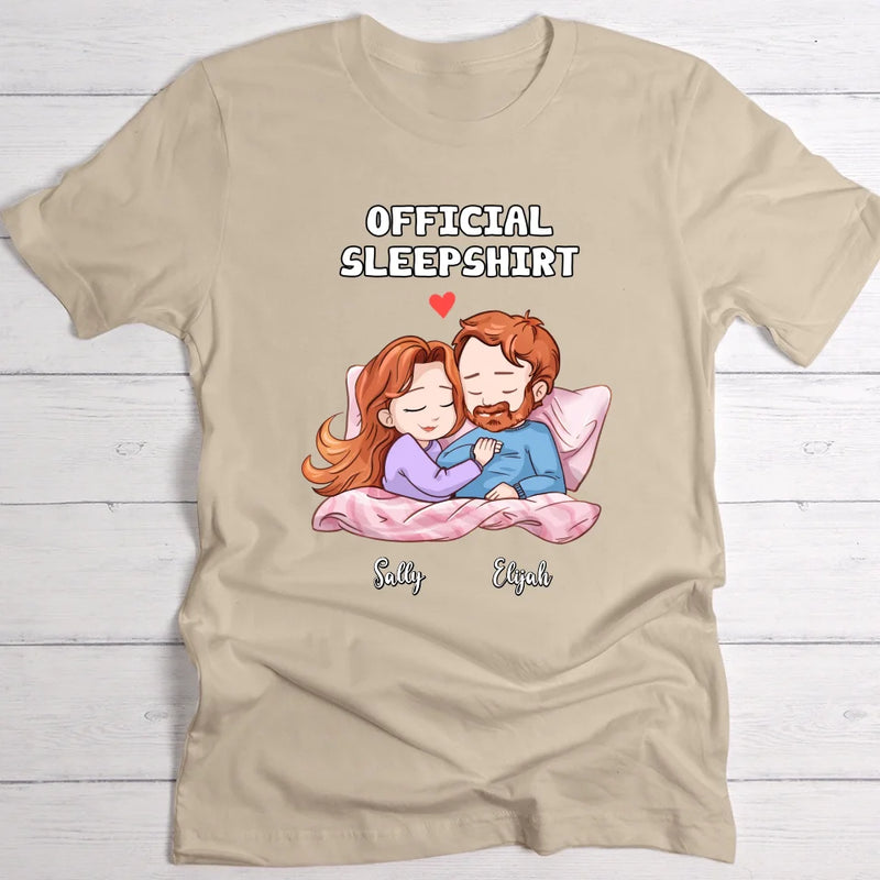 Official sleep shirt - Personalized Nightshirt for couples