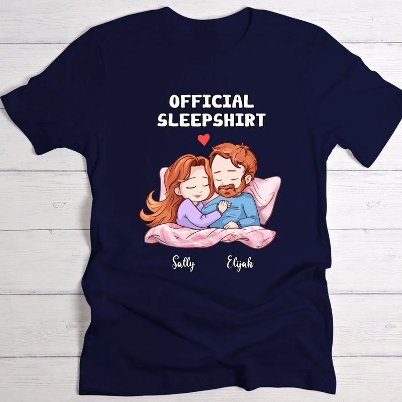 Official sleep shirt - Personalized Nightshirt for couples