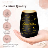 Personalized Lantern black gold - Engraved by Love & Faith USA