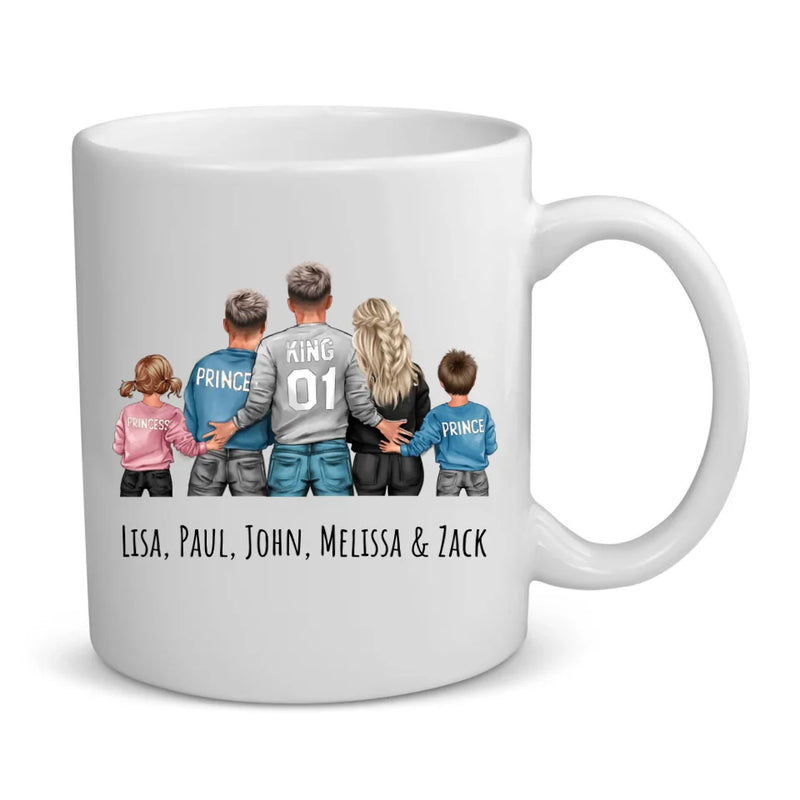 Just dad - Personalized mug for Father's Day with family