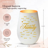 Personalized Lantern White Gold - Engraved by Love & Faith USA 1