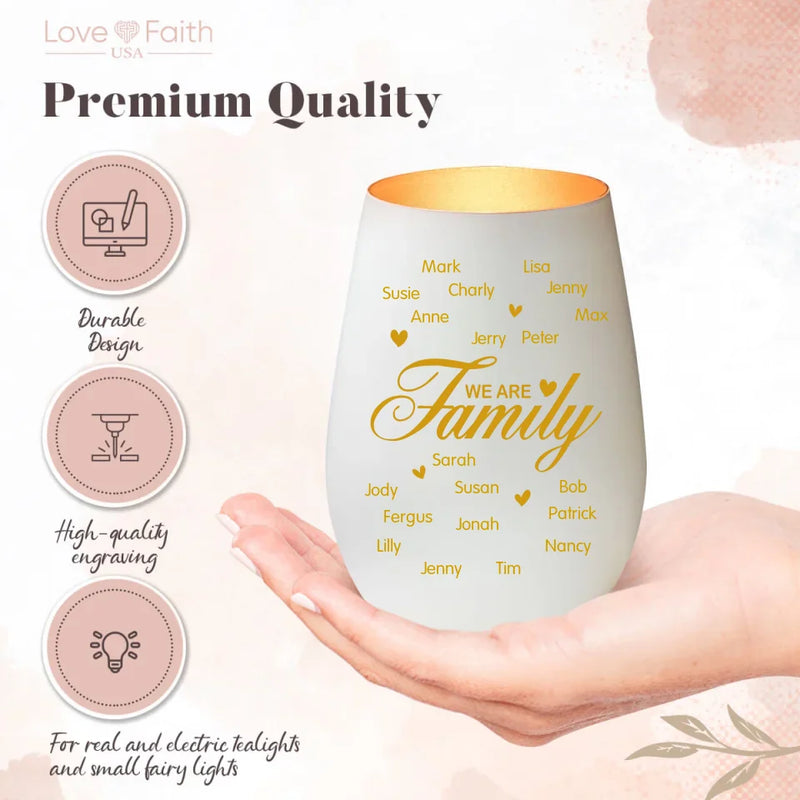 Personalized Lantern White Gold - Engraved by Love & Faith USA 3