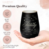 Personalized Lantern Black Silver - Engraved by Love & Faith USA 3