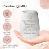 Personalized Lantern White Silver - Engraved by Love & Faith USA 3