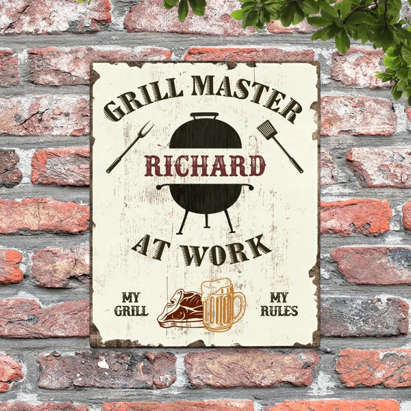 Grill Master - Outdoor-Door sign