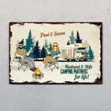 Camping Couple - Couple-Door sign