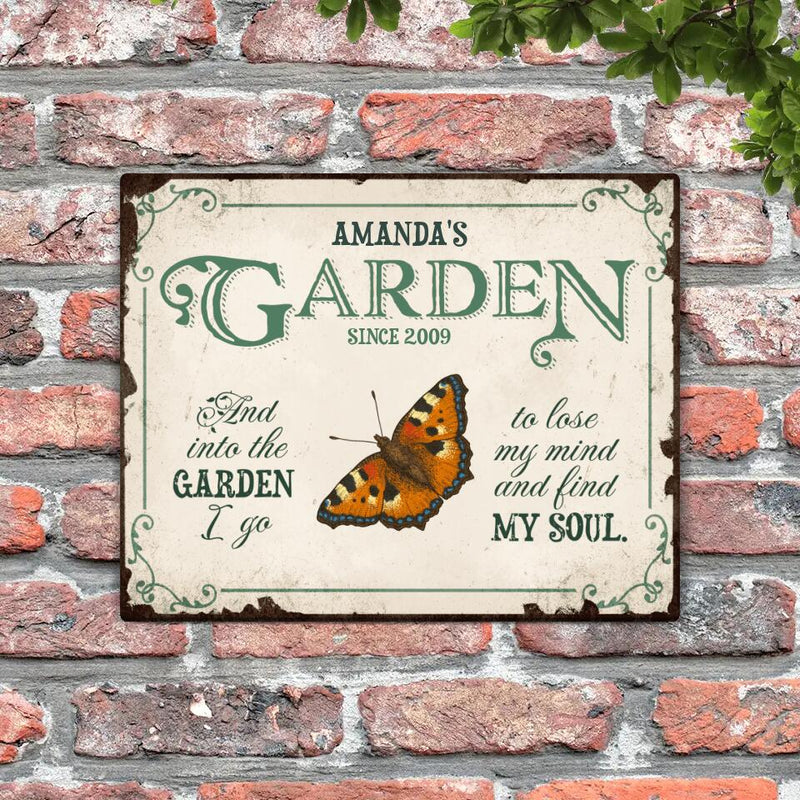 Garden Joy - Outdoor-Door sign