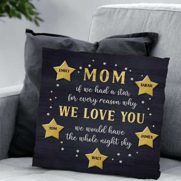 Mom' Stars - Parents-Cushion