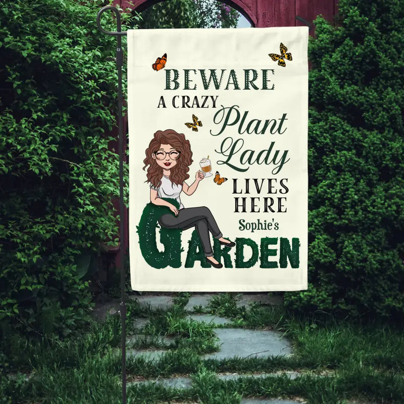Crazy Plant Lady - Individual Garden Flag