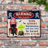 Witch Property - Personalised Door sign